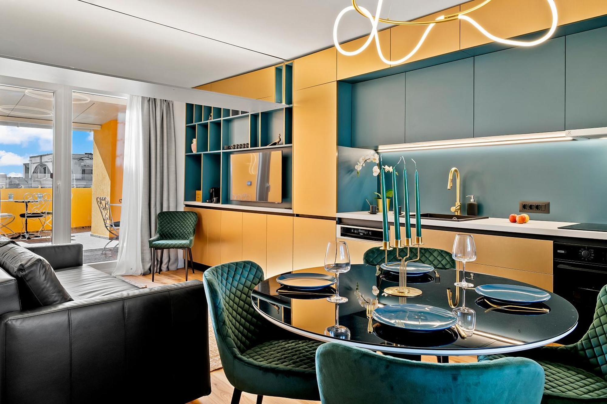 Art Nouveau Penthouse Bucharest公寓 外观 照片